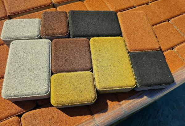 Плитка тротуарная прессованная "старый город" 60мм (цветная) — фото 5